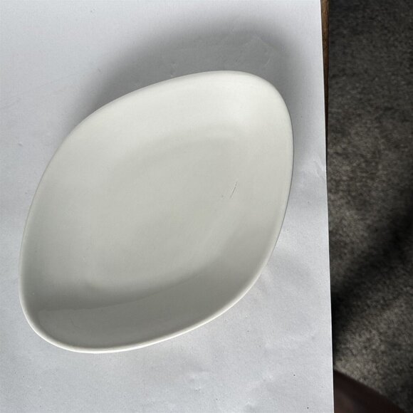 Walker China Diamond Shape Platter By Minners New York 6-48 White Restaurantware - Picture 2 of 7